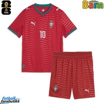 Portugal Bernardo Silva #10 Hjemmedraktsett Barn VM 2026 Kortermet (+ Korte bukser)
